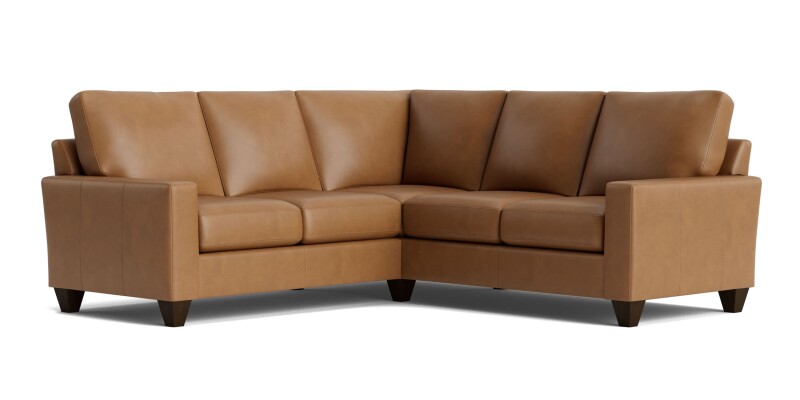 True Custom™ True Custom® Leather Large Track Arm L-Shaped Sectional C600L4161SFLKIT52