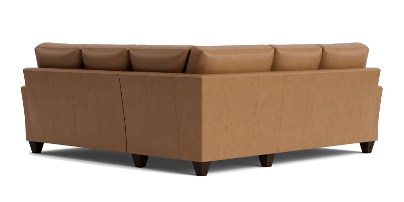 True Custom™ True Custom® Leather Large Track Arm L-Shaped Sectional C600L4161SFLKIT53