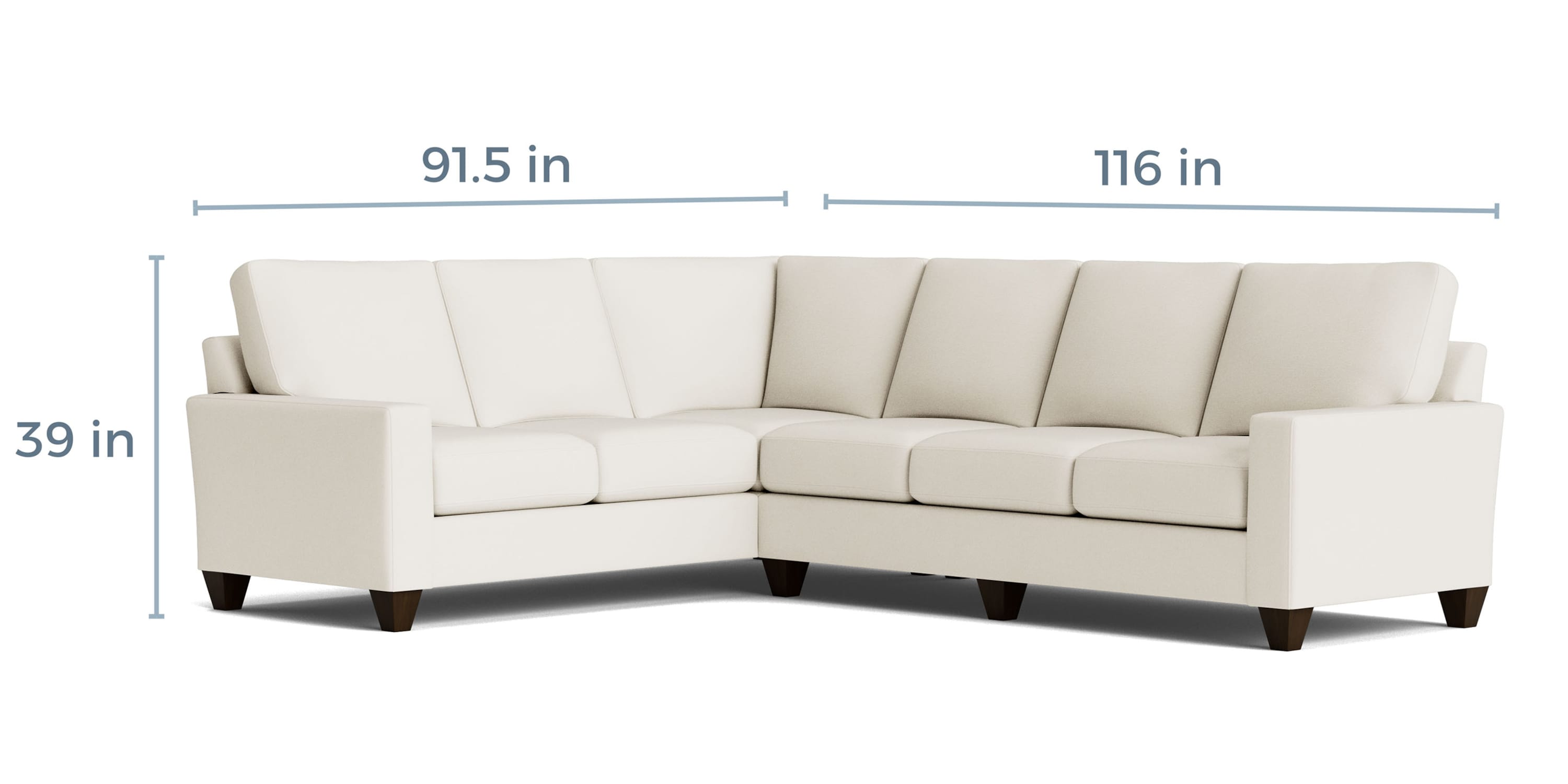 True Custom™ True Custom® Large Track Arm L-Shaped Sectional C600L6661SFKIT24