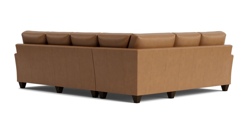 True Custom™ True Custom® Leather Large Track Arm L-Shaped Sectional C600L6661SFLKIT53