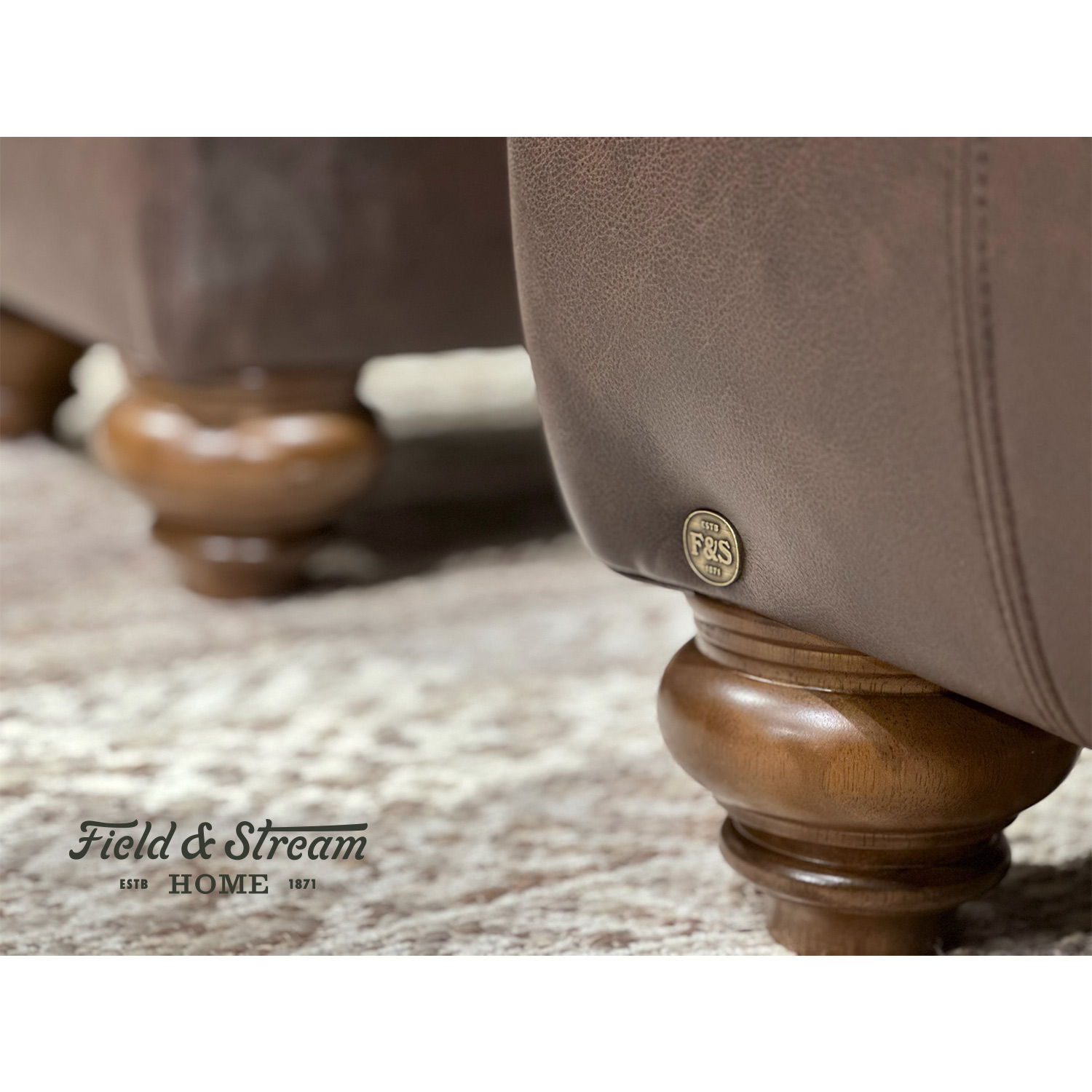 Noble - Leather Club Chair - Dark Walnut - C64DWLU C64DWLU