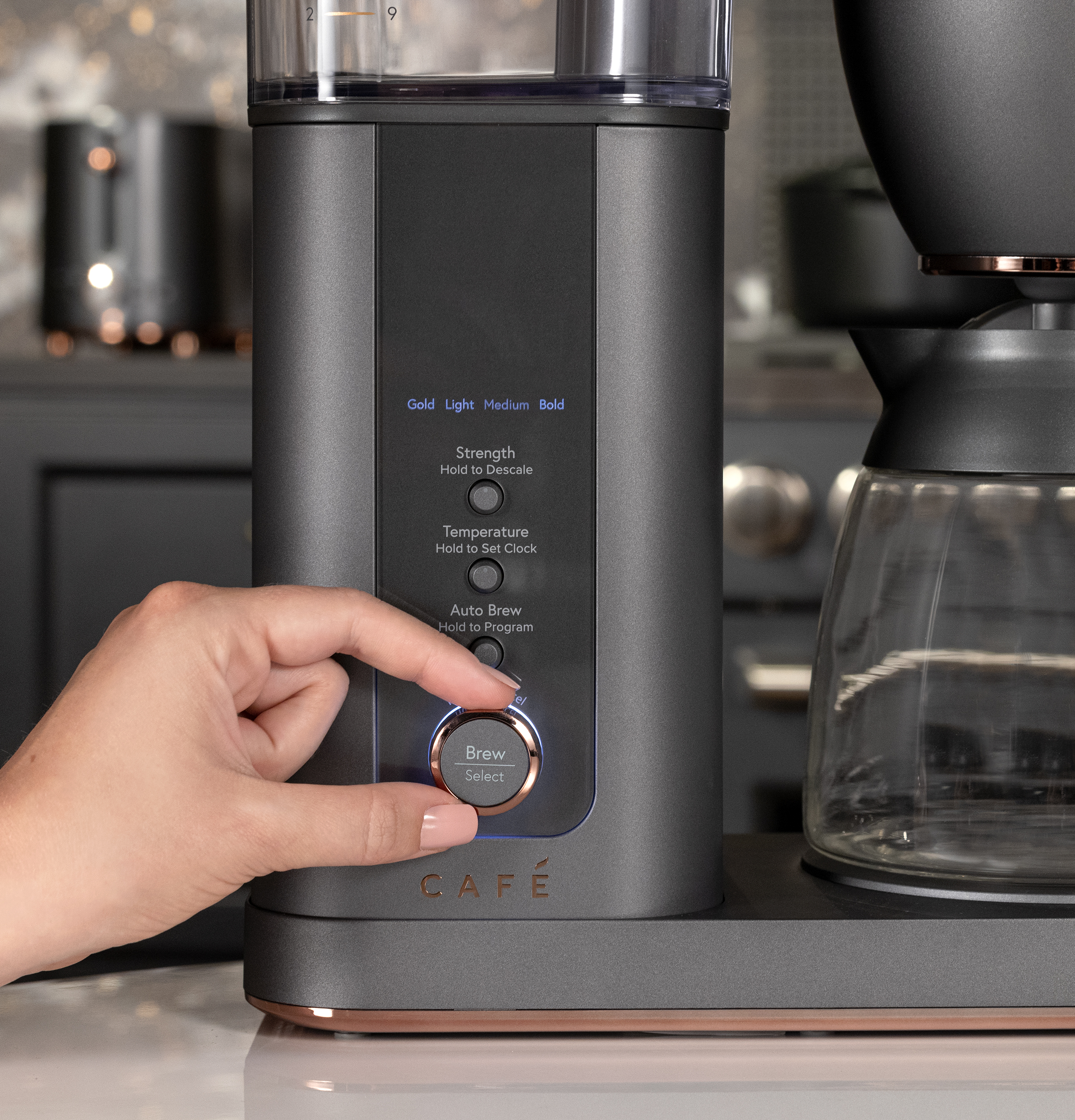 CAFÉ™ Specialty Drip Coffee Maker with Glass Carafe C7CDABS3RD3