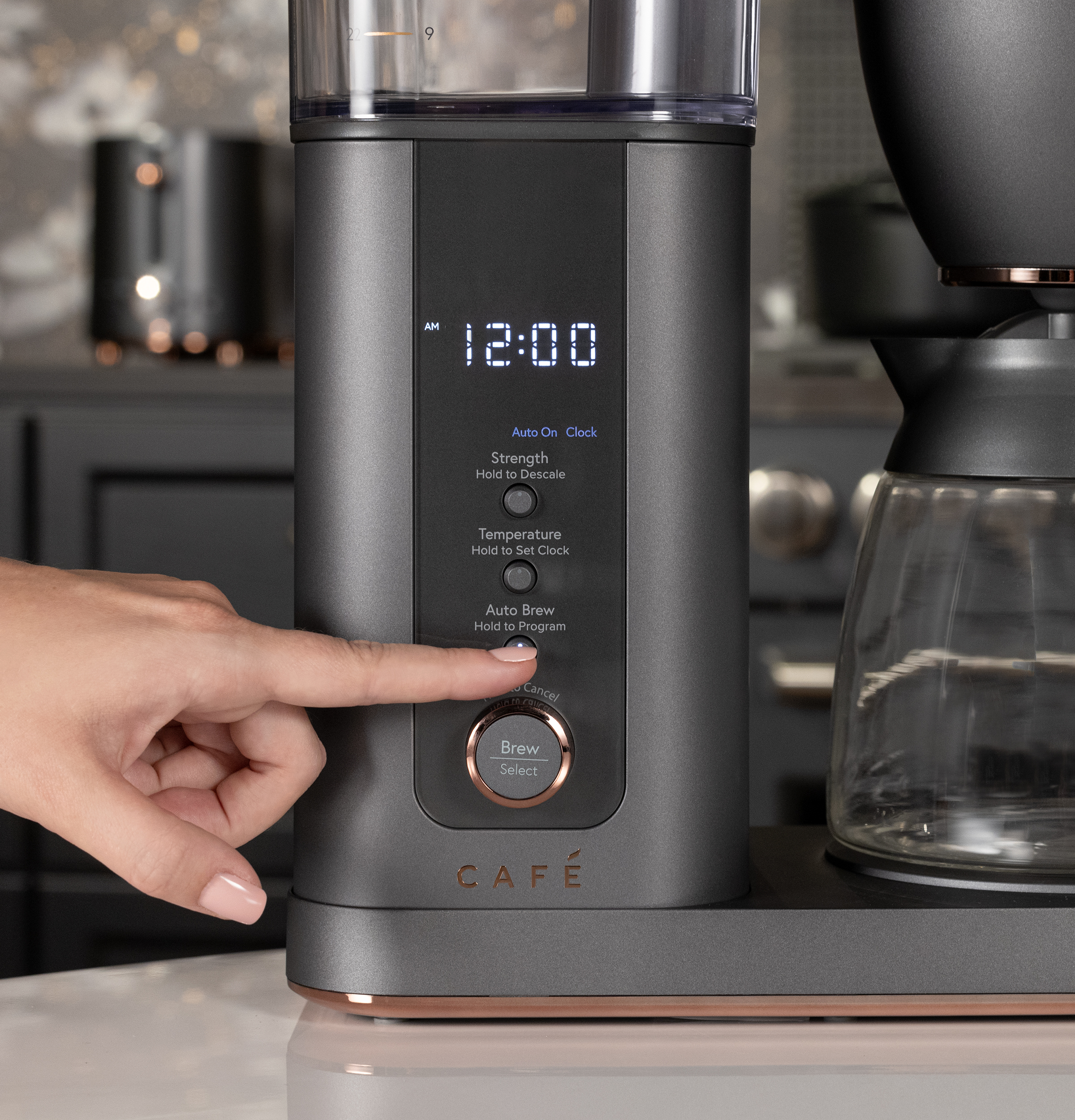 CAFÉ™ Specialty Drip Coffee Maker with Glass Carafe C7CDABS3RD3