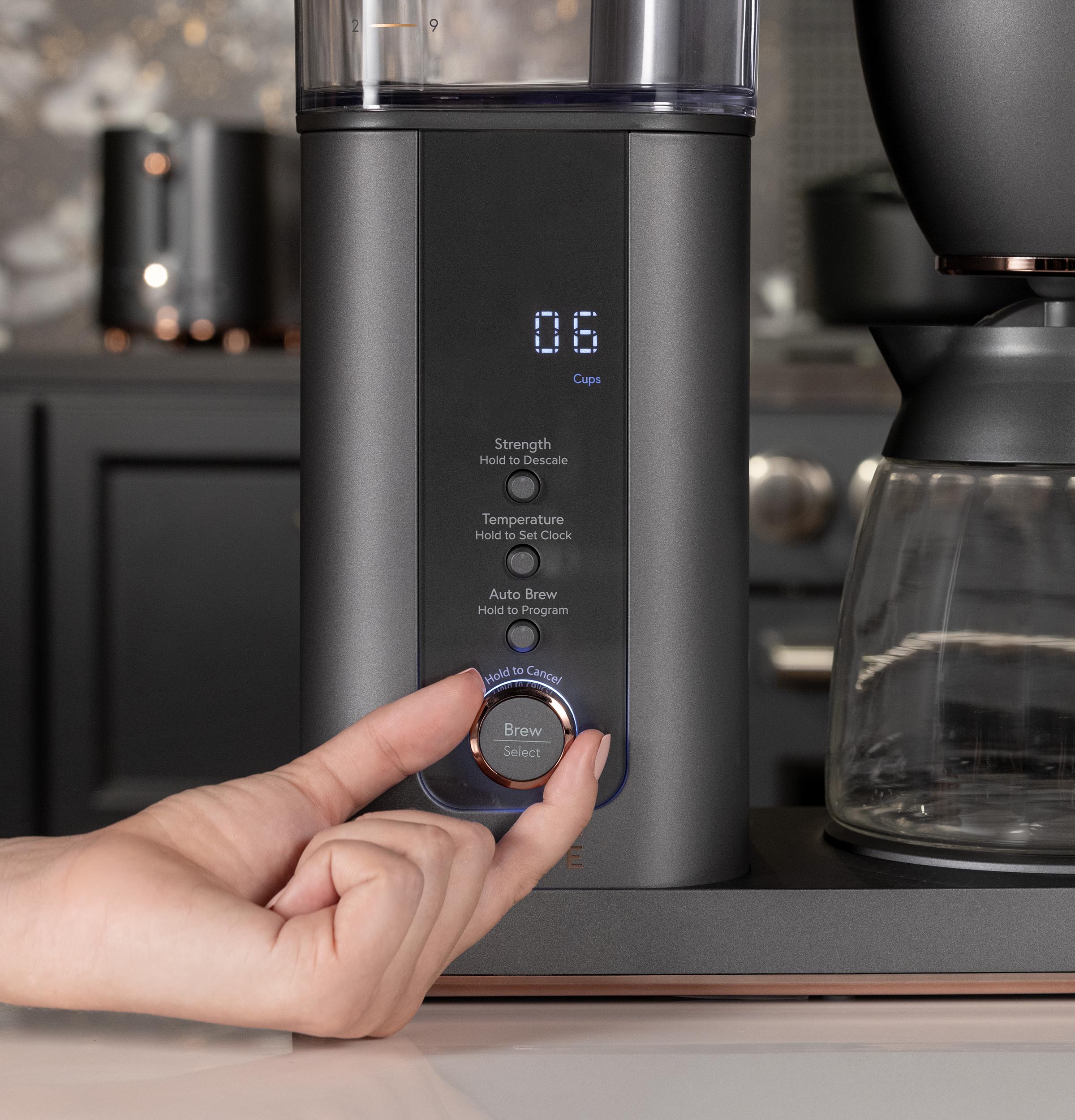 CAFÉ™ Specialty Drip Coffee Maker with Glass Carafe C7CDABS3RD3