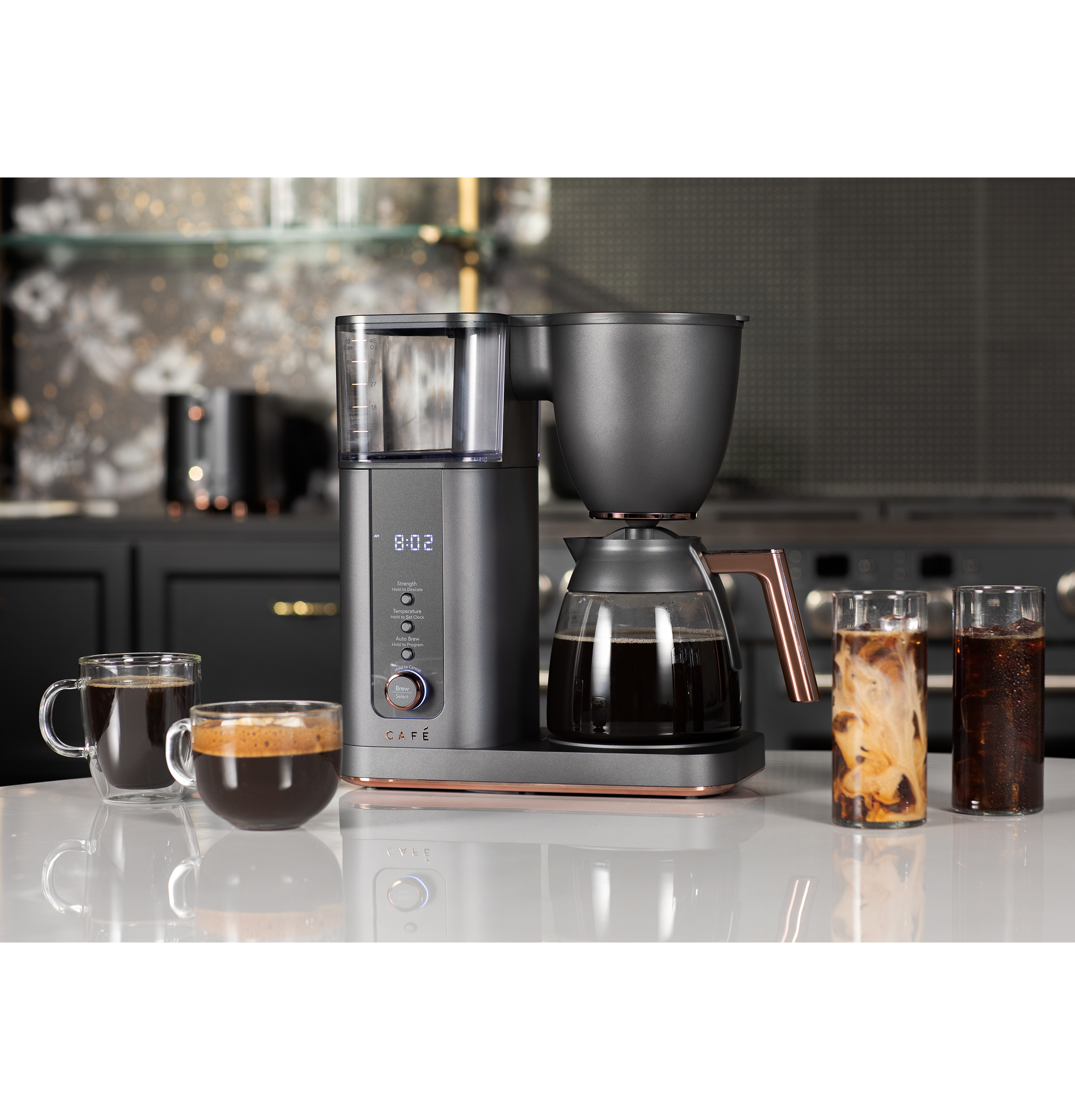 CAFÉ™ Specialty Drip Coffee Maker with Glass Carafe C7CDABS3RD3