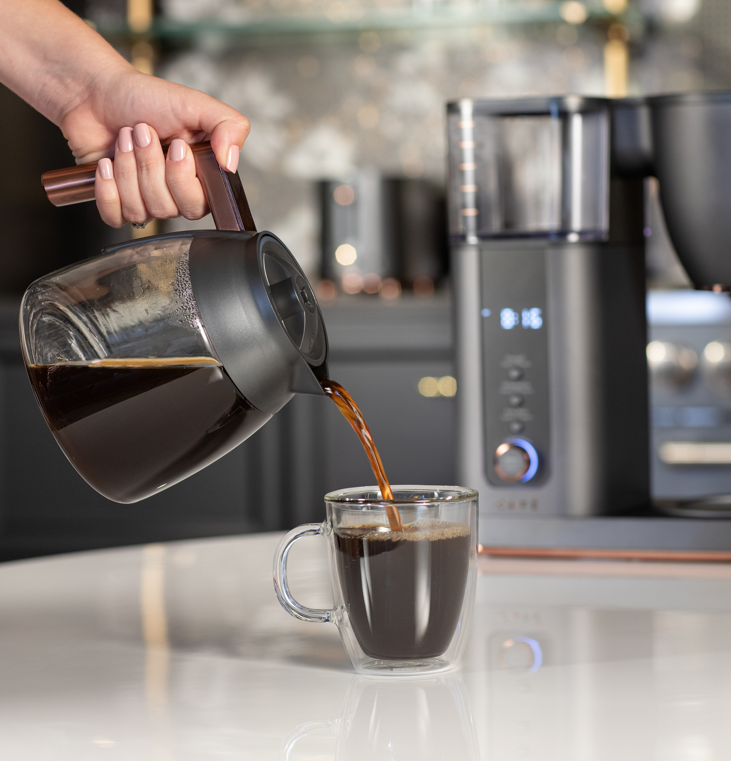 CAFÉ™ Specialty Drip Coffee Maker with Glass Carafe C7CDABS3RD3