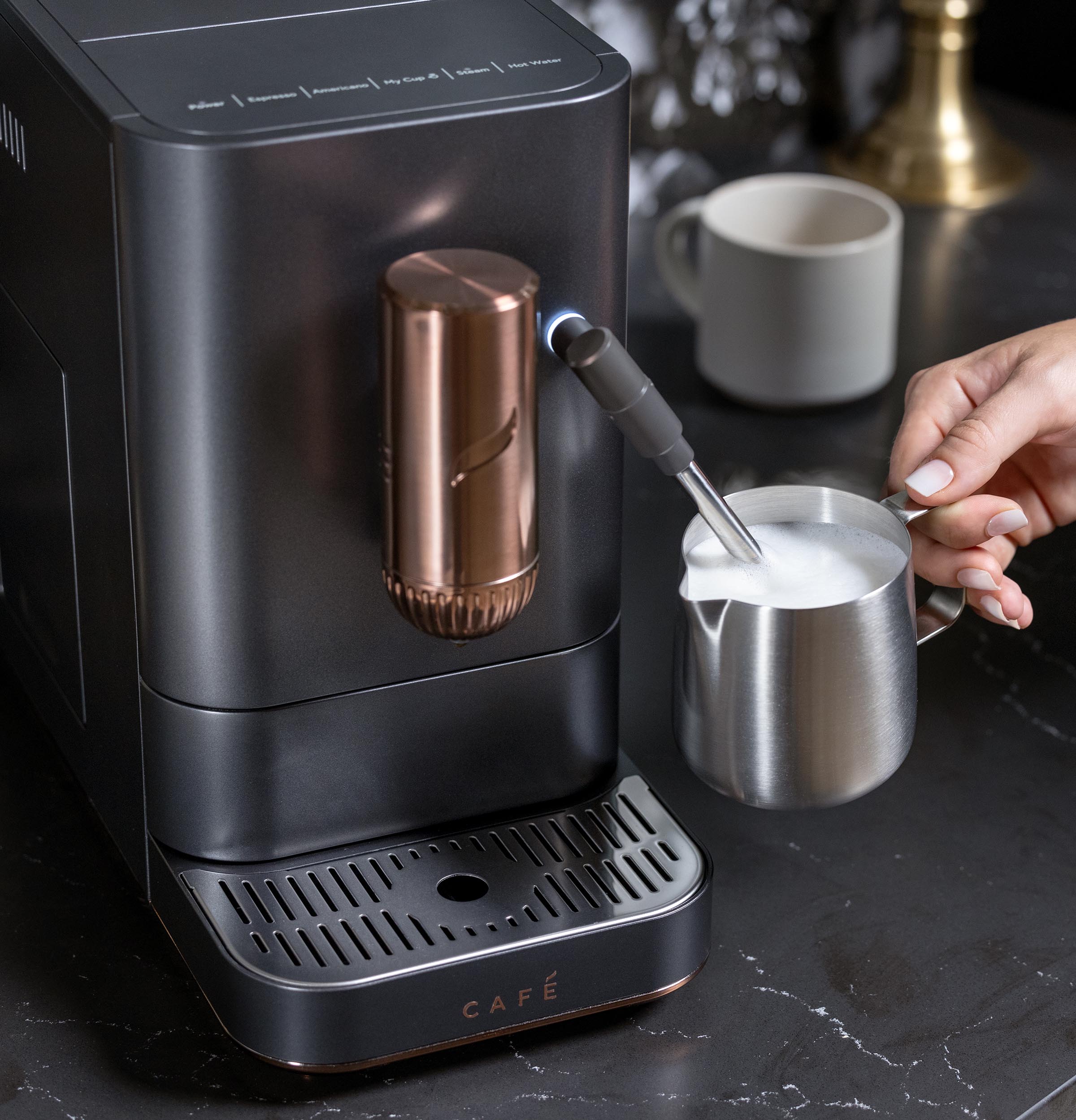 CAFÉ™ AFFETTO Automatic Espresso Machine + Frother C7CEBBS3RD3