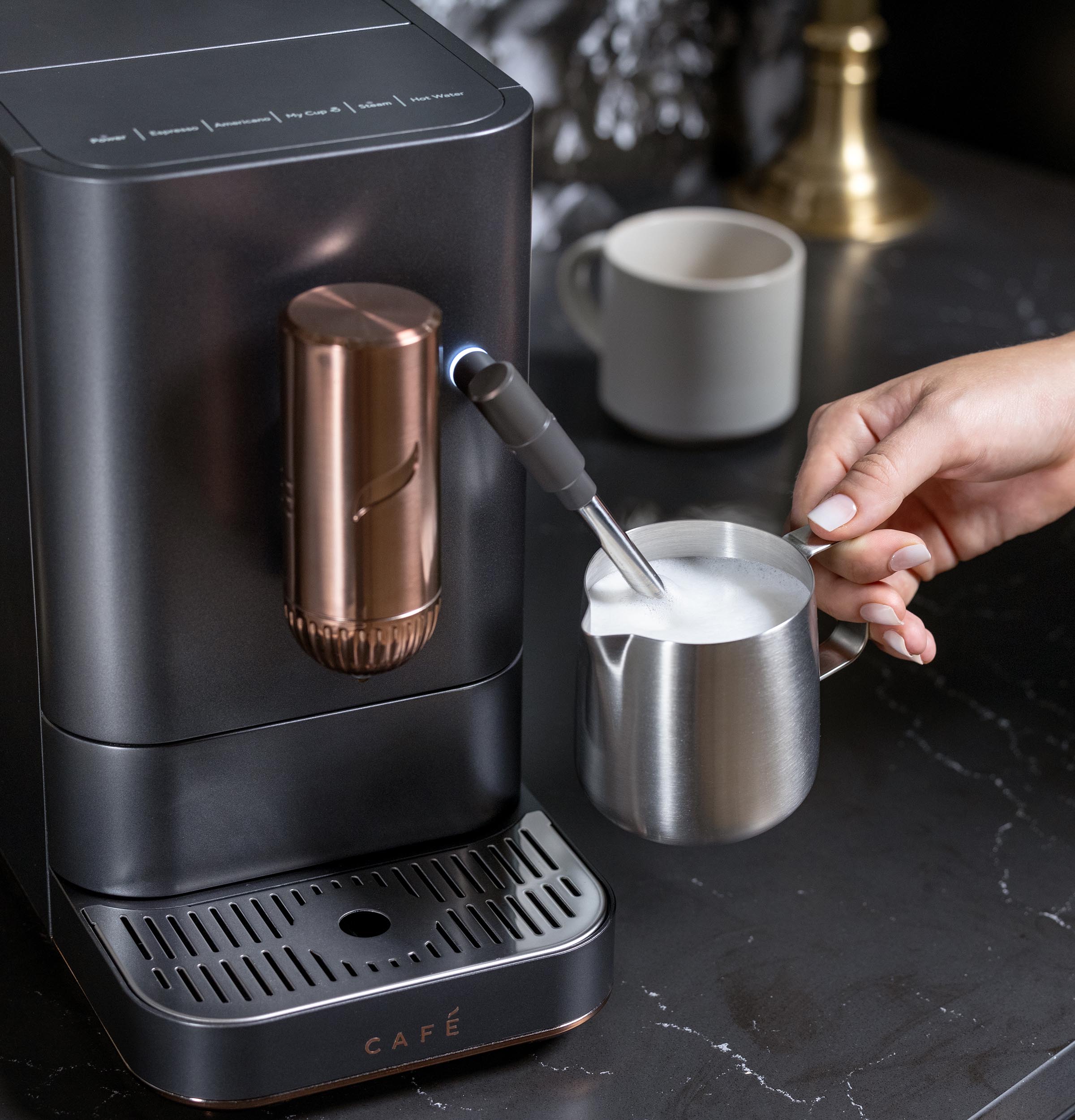 CAFÉ™ AFFETTO Automatic Espresso Machine + Frother C7CEBBS3RD3