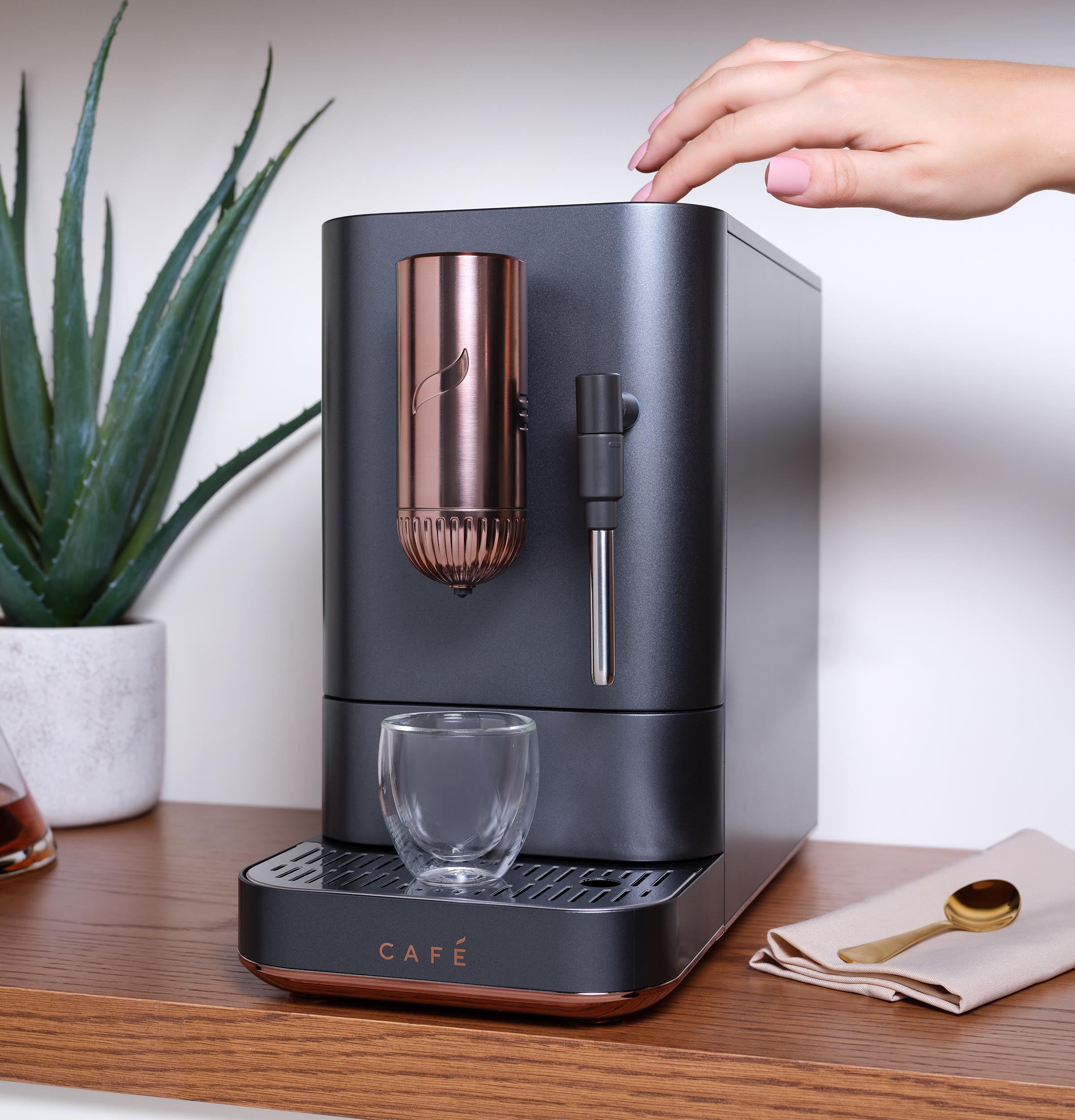 CAFÉ™ AFFETTO Automatic Espresso Machine + Frother C7CEBBS3RD3