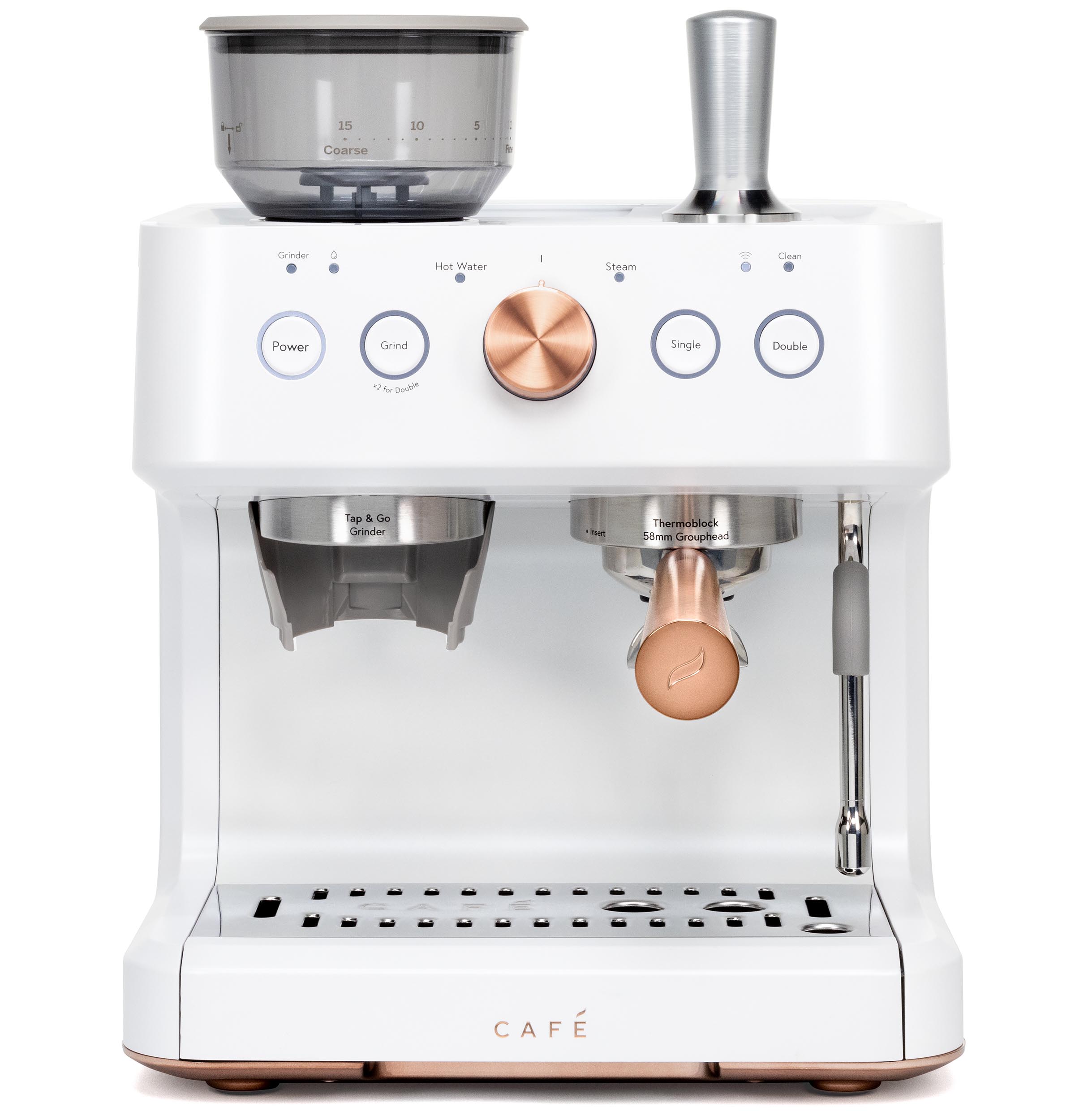 Café Bellissimo Semi Automatic Espresso Machine + Frother C7CESAS4RW3