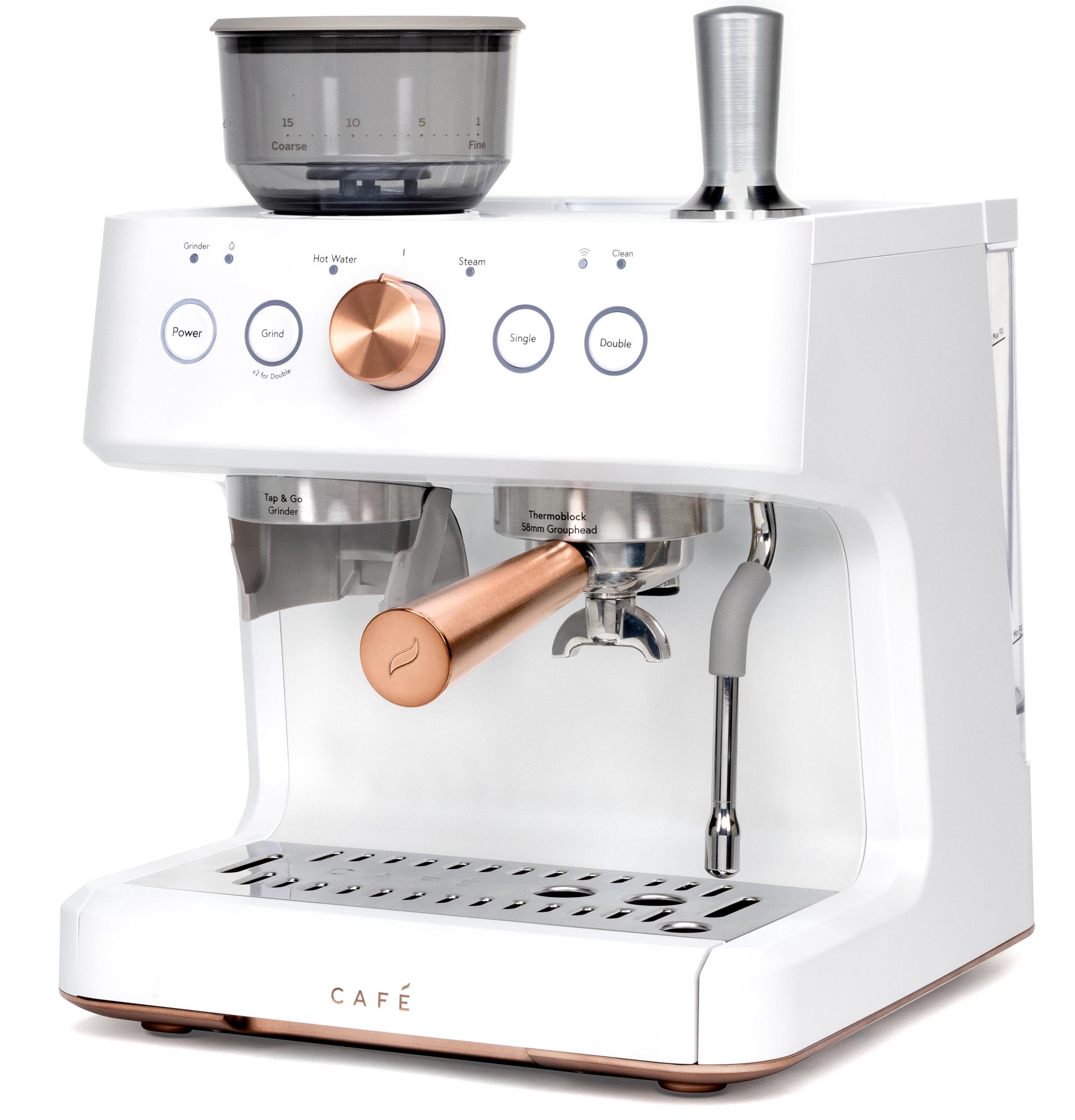 Café Bellissimo Semi Automatic Espresso Machine + Frother C7CESAS4RW3