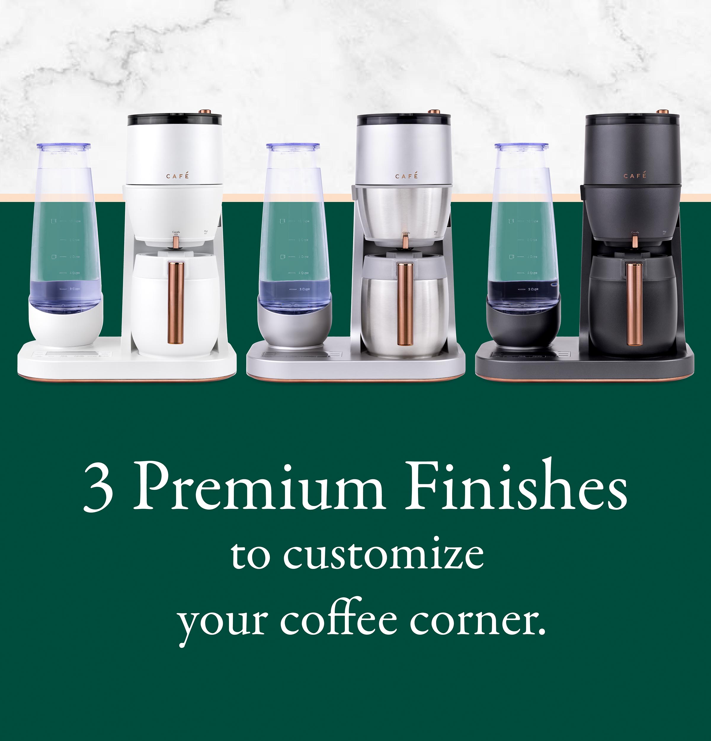 CAFÉ™ Specialty Grind and Brew Coffee Maker with Thermal Carafe C7CGAAS4TW3