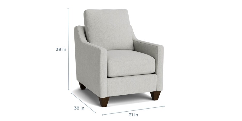 True Custom™ True Custom® Slope Arm Accent Chair C90012SF21