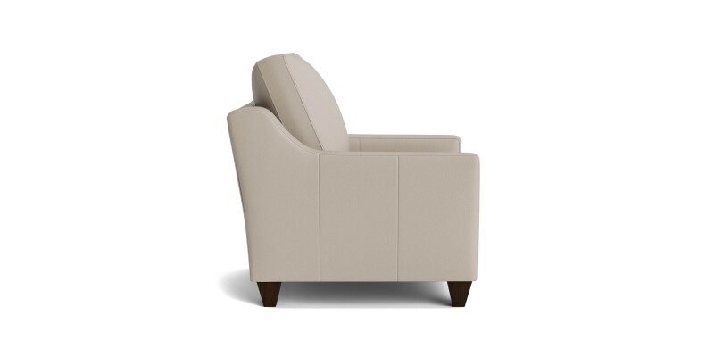 True Custom™ True Custom® Leather Slope Arm Accent Chair C90012SFL58
