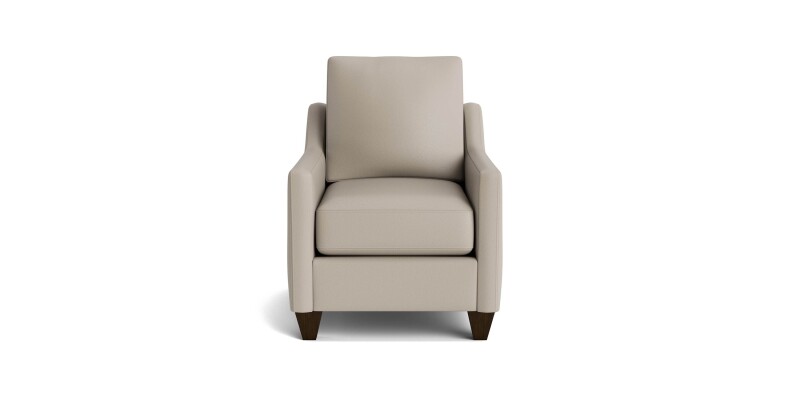 True Custom™ True Custom® Leather Slope Arm Accent Chair C90012SFL59