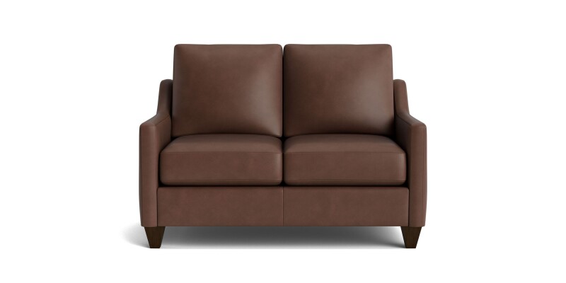 True Custom™ True Custom® Leather Slope Arm Loveseat C90022SFL52