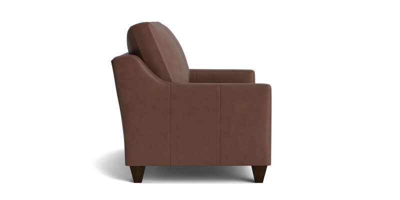 True Custom™ True Custom® Leather Slope Arm Loveseat C90022SFL59