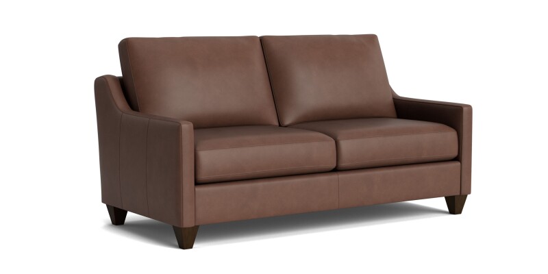 True Custom™ True Custom® Leather Slope Arm Studio Sofa C90052SFL58