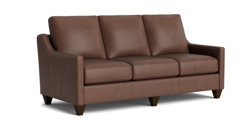 True Custom™ True Custom® Leather Slope Arm Sofa C90072SFL59