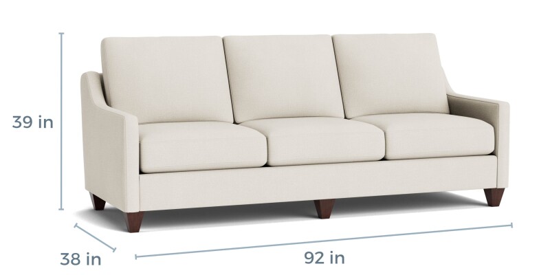 True Custom™ True Custom® Slope Arm Sofa C90092SF29