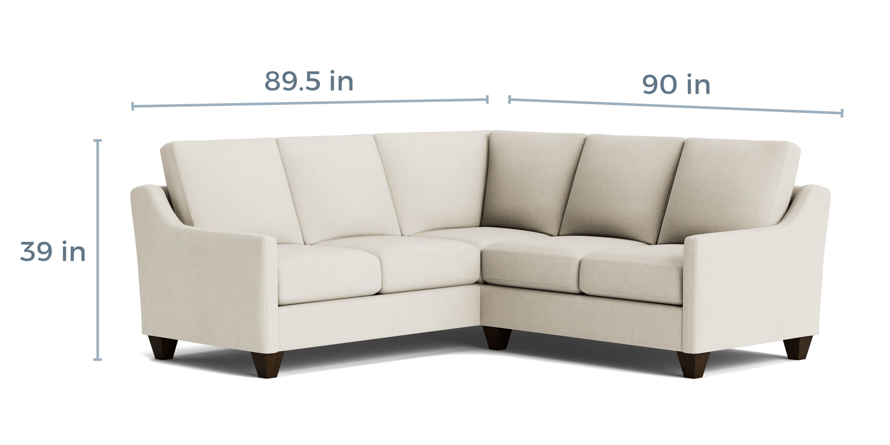 True Custom™ True Custom® Slope Arm L-Shaped Sectional C900L4161SFKIT26
