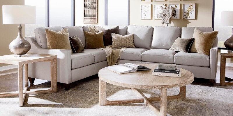 True Custom™ True Custom® Leather Slope Arm L-Shaped Sectional C900L6661SFLKIT54