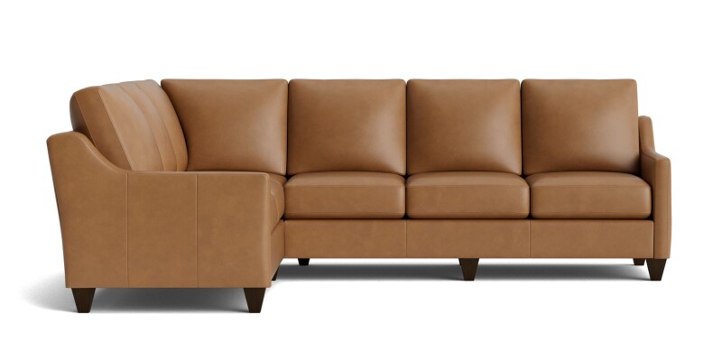 True Custom™ True Custom® Leather Slope Arm L-Shaped Sectional C900L6661SFLKIT54