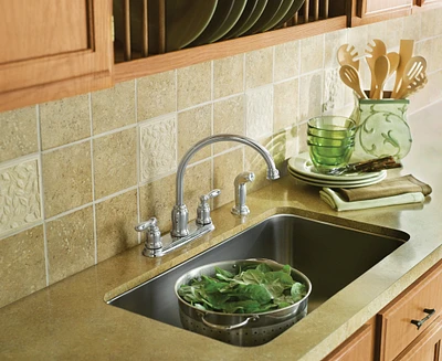 Caldwell Two-handle High Arc Kitchen Faucet CA87888