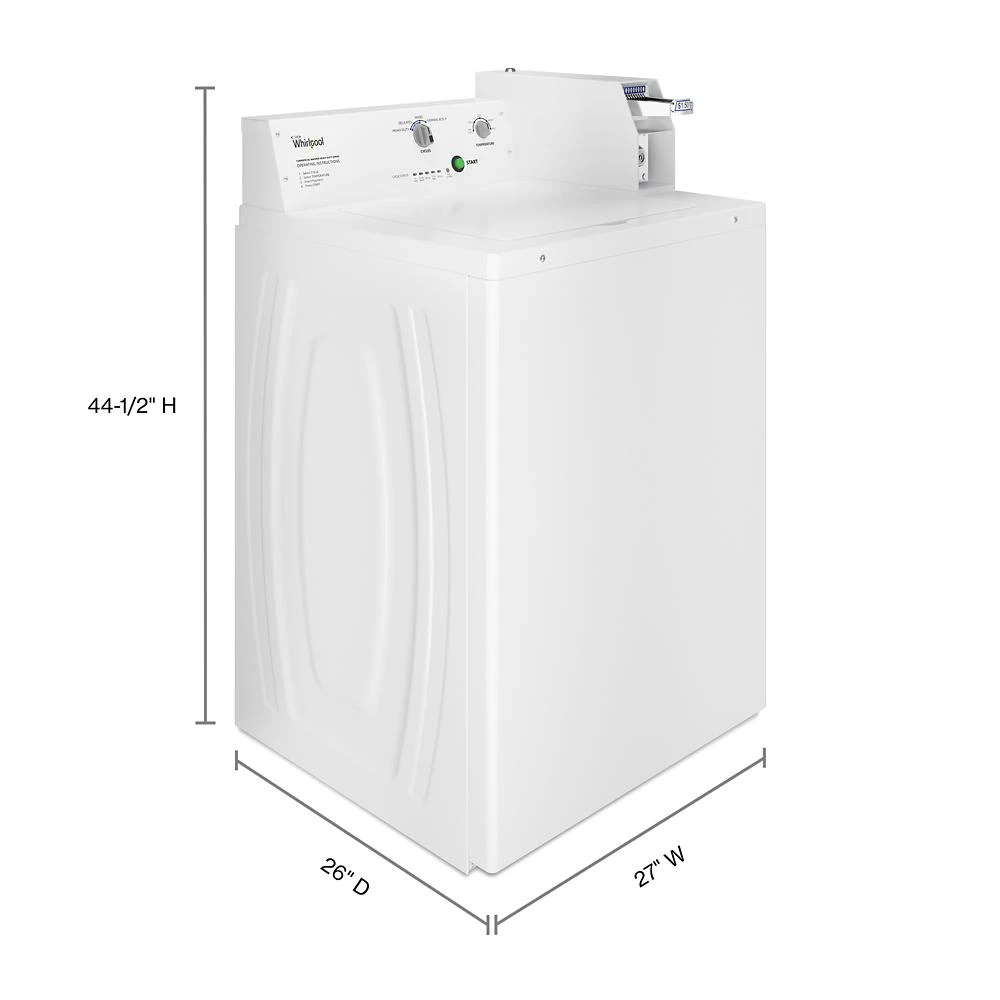 Commercial Top-Load Washer, Coin Slide view 3