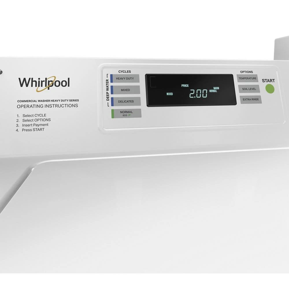 Commercial Top-Load Washer with Factory-Installed Coin Drop and Coin Box view 22