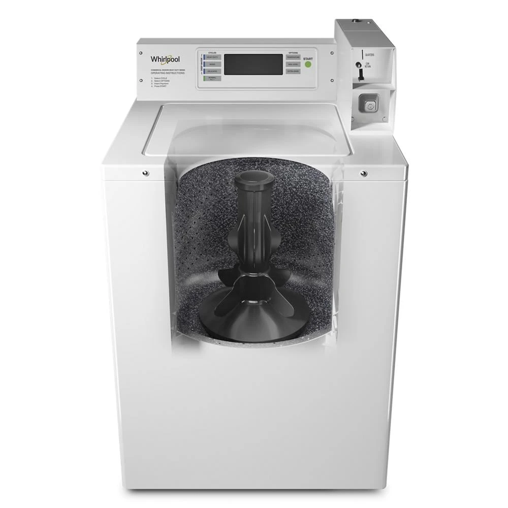 Commercial Top-Load Washer with Factory-Installed Coin Drop and Coin Box view 14