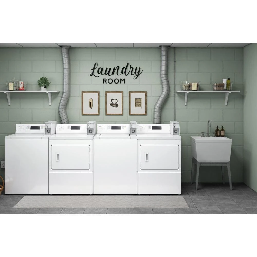 Commercial Top-Load Washer with Factory-Installed Coin Drop and Coin Box view 12