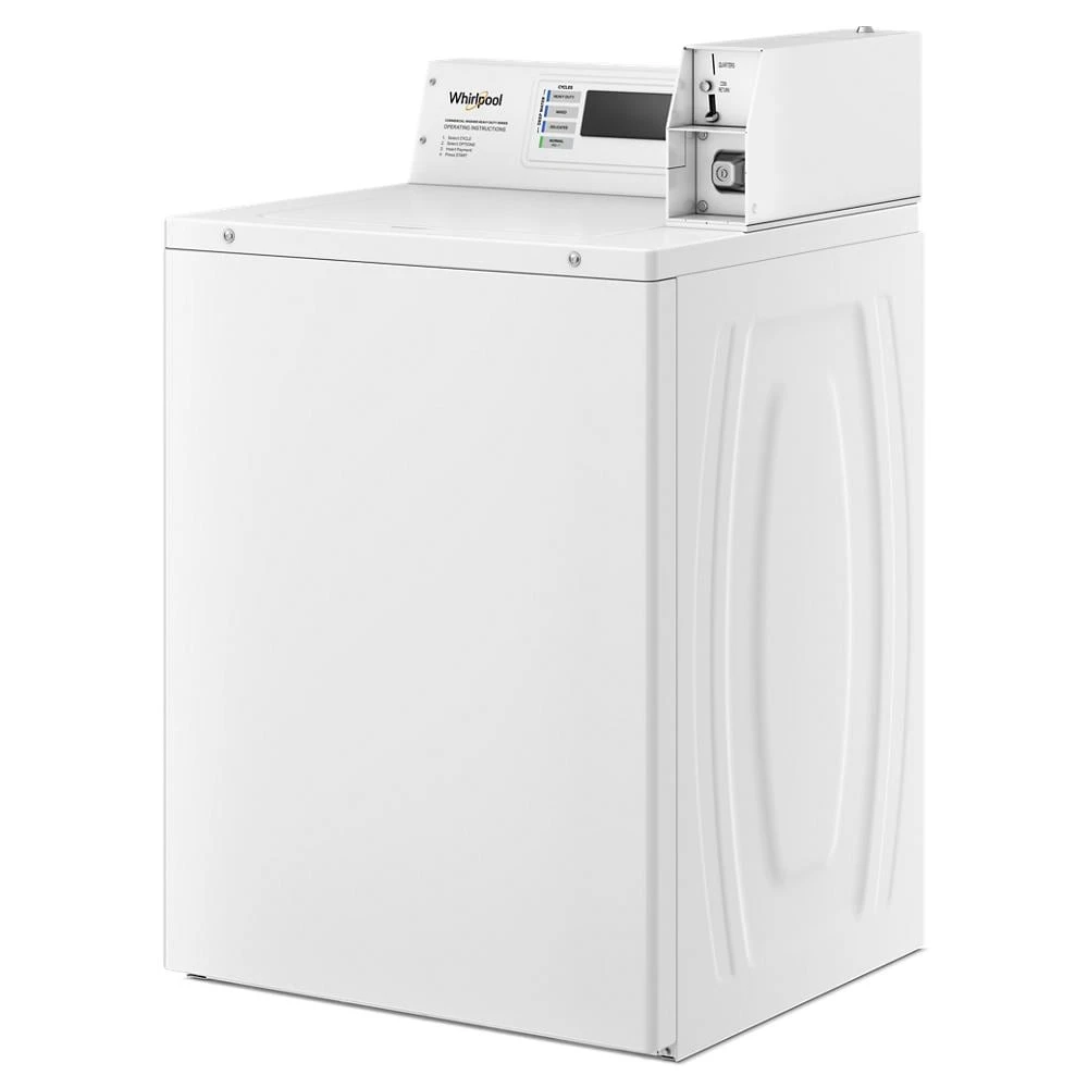 Commercial Top-Load Washer with Factory-Installed Coin Drop and Coin Box view 6