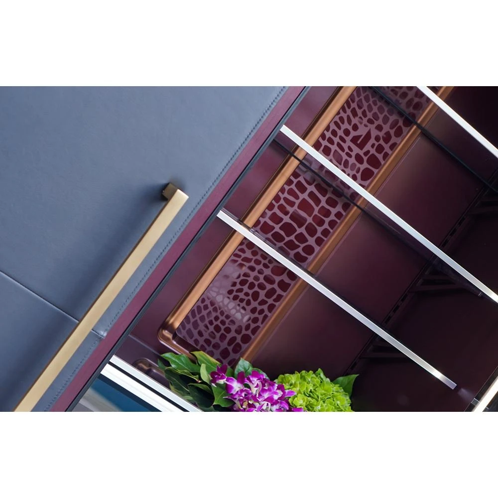 Carbon 18" Cuts By Jennair Leather Panel CARBON18L