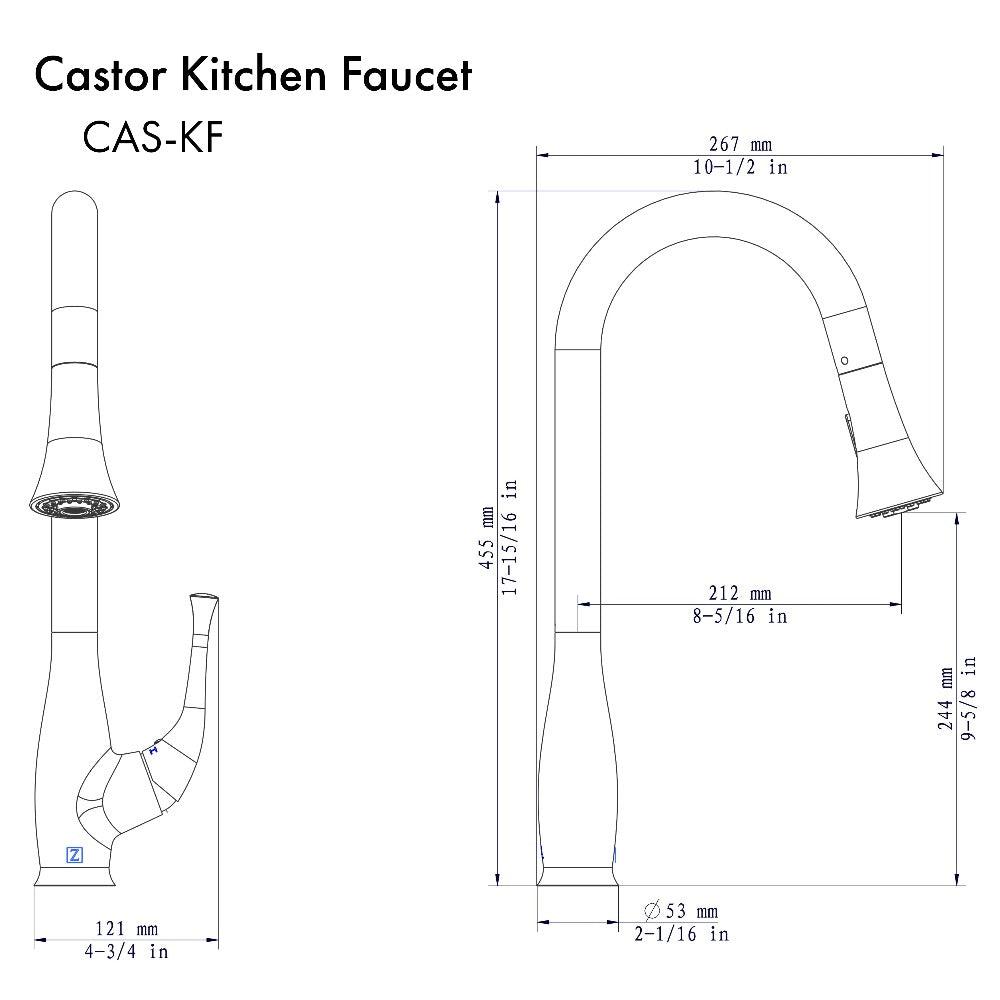 Castor Kitchen Faucet CASKFCH