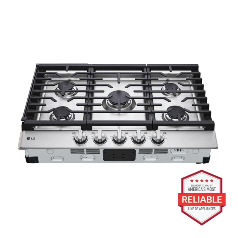 30” Gas Cooktop with UltraHeat™ 20K BTU Burner view 6