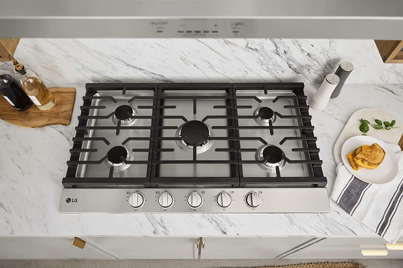 5 Sealed Gas Burners