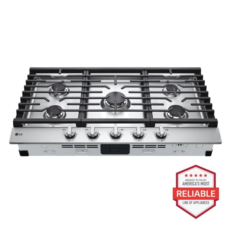 36” Gas Cooktop with UltraHeat™ 20K BTU Burner view 6