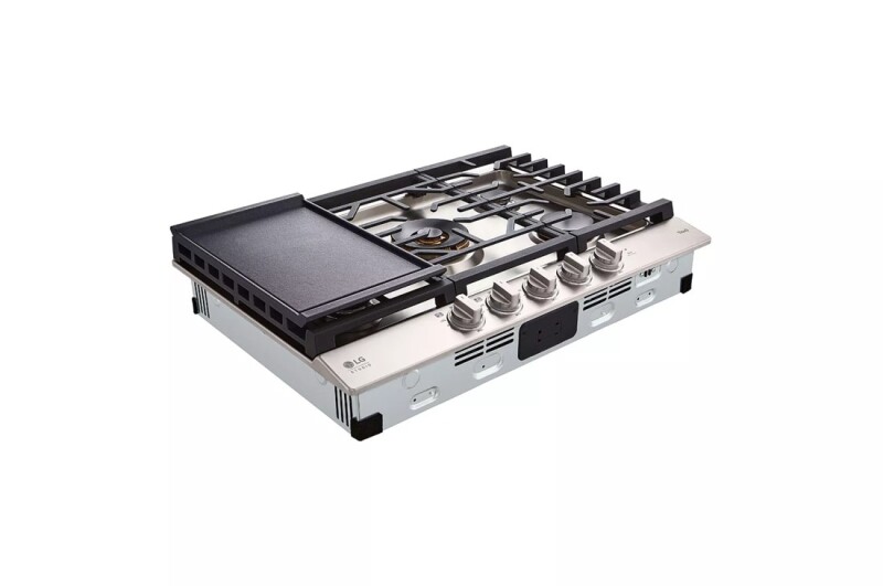 LG STUDIO 30” UltraHeat™ Gas Cooktop with EasyClean® view 8