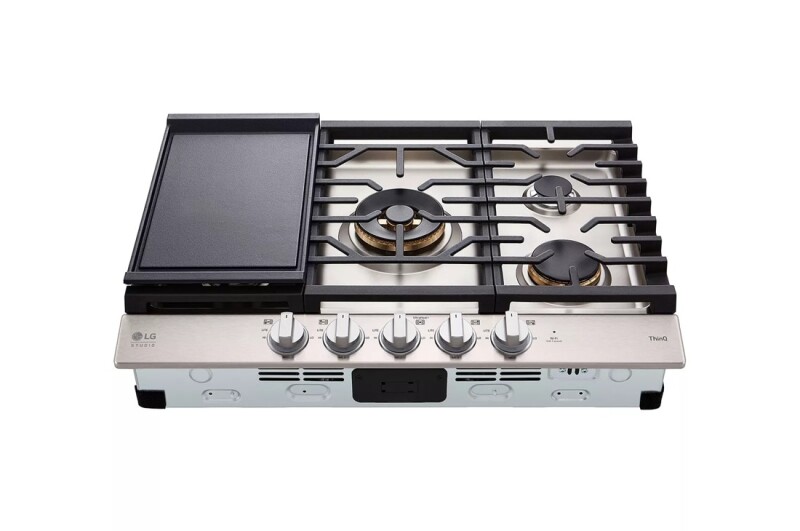 LG STUDIO 30” UltraHeat™ Gas Cooktop with EasyClean® view 13
