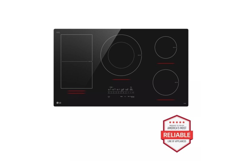 36” Smart Induction Cooktop with UltraHeat™ 5.0kW Element view 6