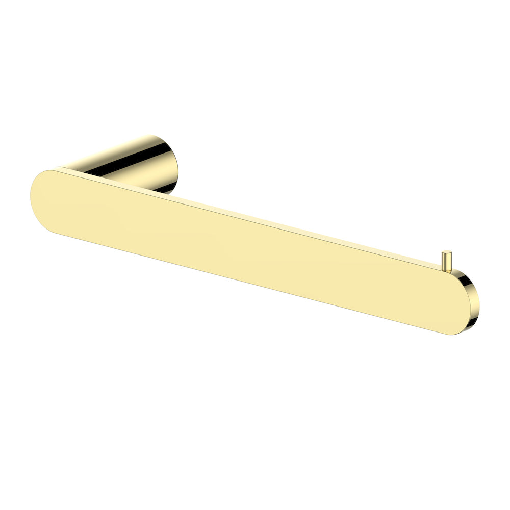 Autograph Edition Crystal Bay Towel Holder In Polished Gold CBYHTHPG