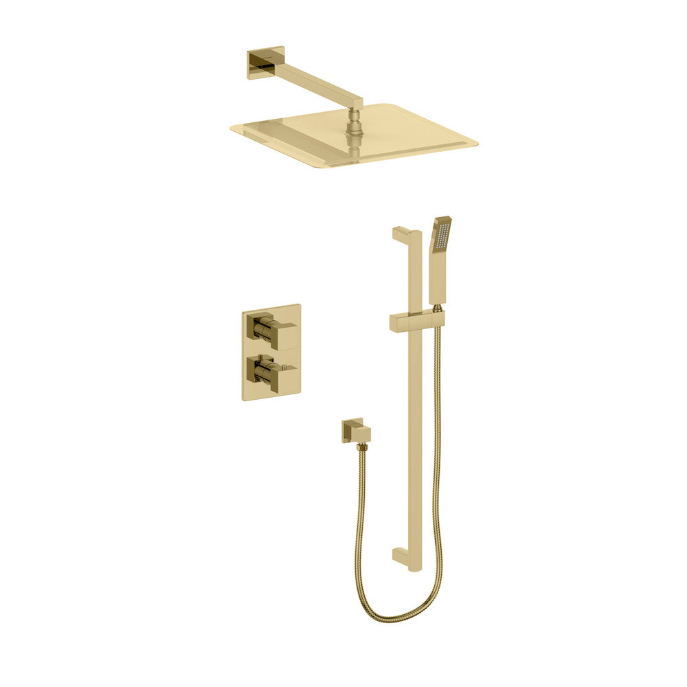 Autograph Edition Crystal Bay Thermostatic Shower System CBYSHST2PG