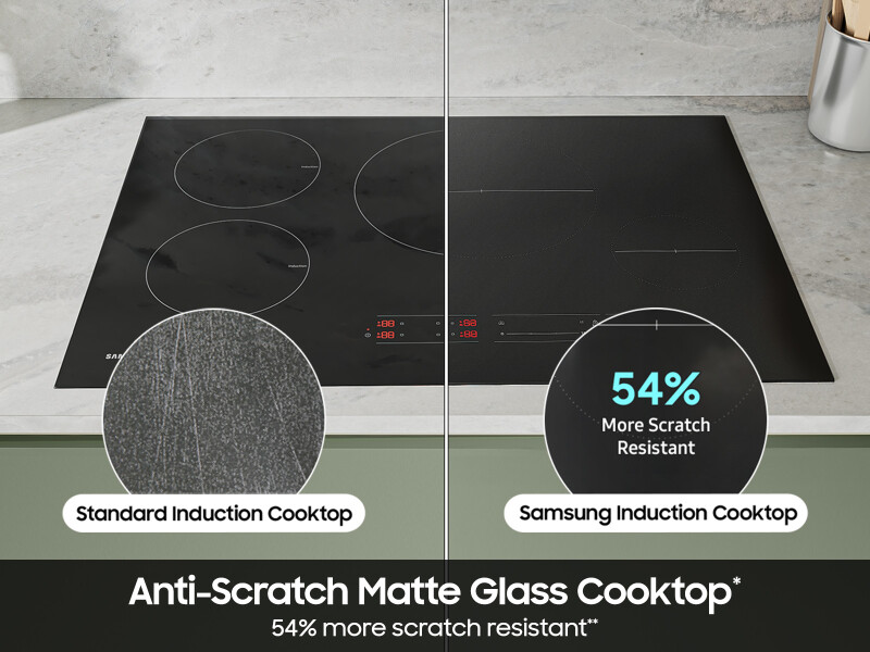 Induction Cooktop Anti-Scratch Glass Cooktop | Wi-Fi Sync Burner CC70F30S2DAA