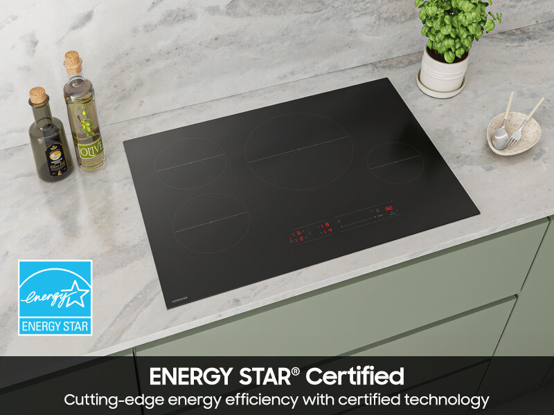Induction Cooktop Anti-Scratch Glass Cooktop | Wi-Fi Sync Burner CC70F30S2DAA