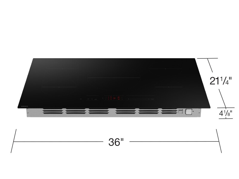 Induction Cooktop Anti-Scratch Glass Cooktop | Wi-Fi Sync Burner CC70F36S2DAA