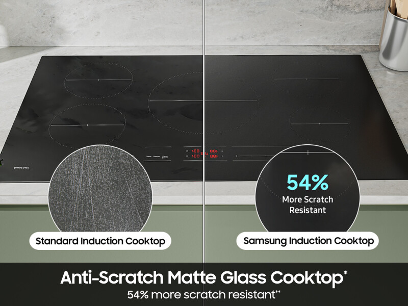 Induction Cooktop Anti-Scratch Glass Cooktop | Wi-Fi Sync Burner CC70F36S2DAA