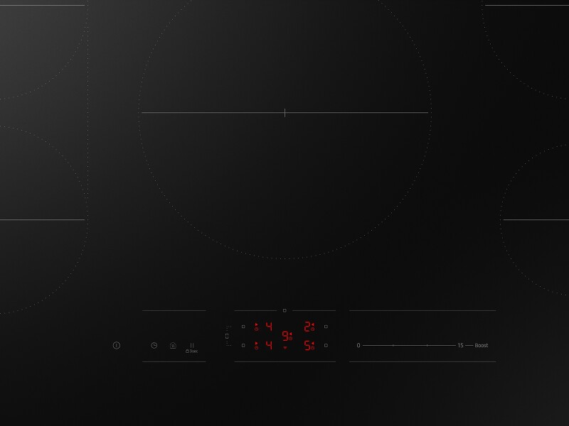 Induction Cooktop Anti-Scratch Glass Cooktop | Wi-Fi Sync Burner CC70F36S2DAA