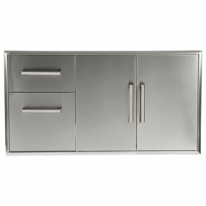Combination Storage: Two Drawer Cabinet & Double Access Doors CCD2DC