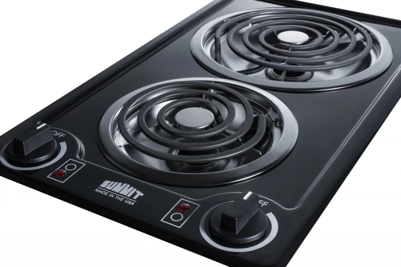 12" Wide 115V 2-Burner Coil Cooktop CCE212BL